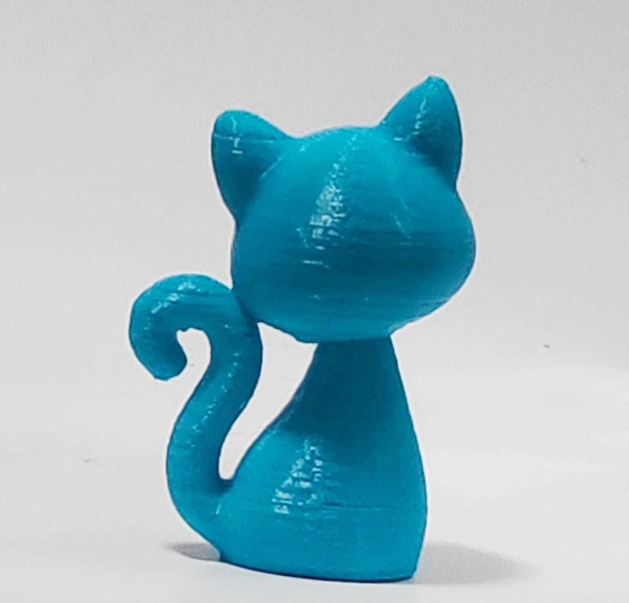 Little Sitting Cat 3D print model_5