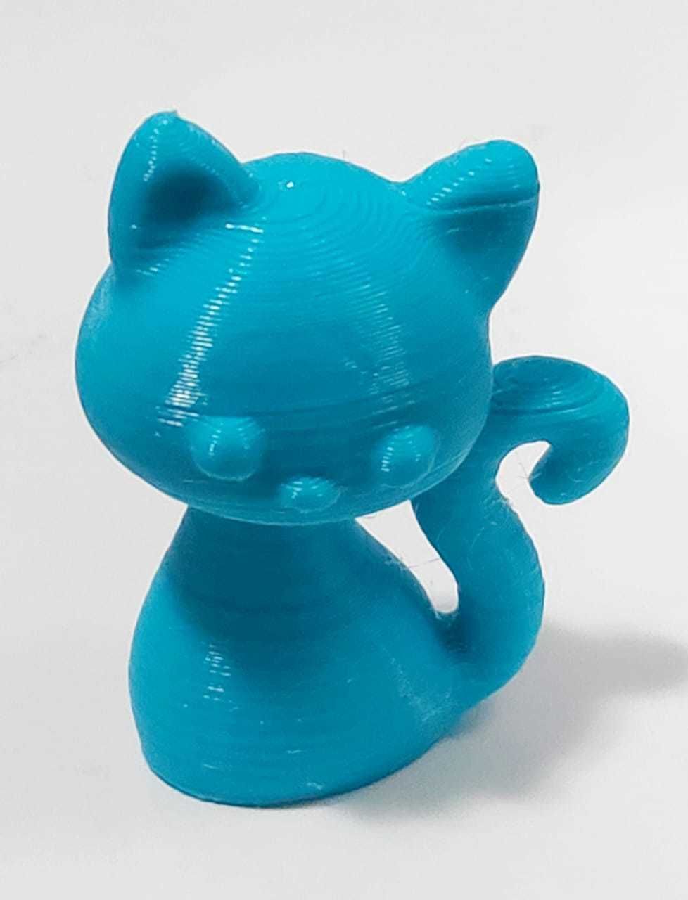 Little Sitting Cat 3D print model_7