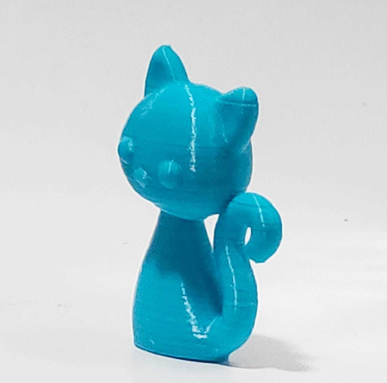 Little Sitting Cat 3D print model_6