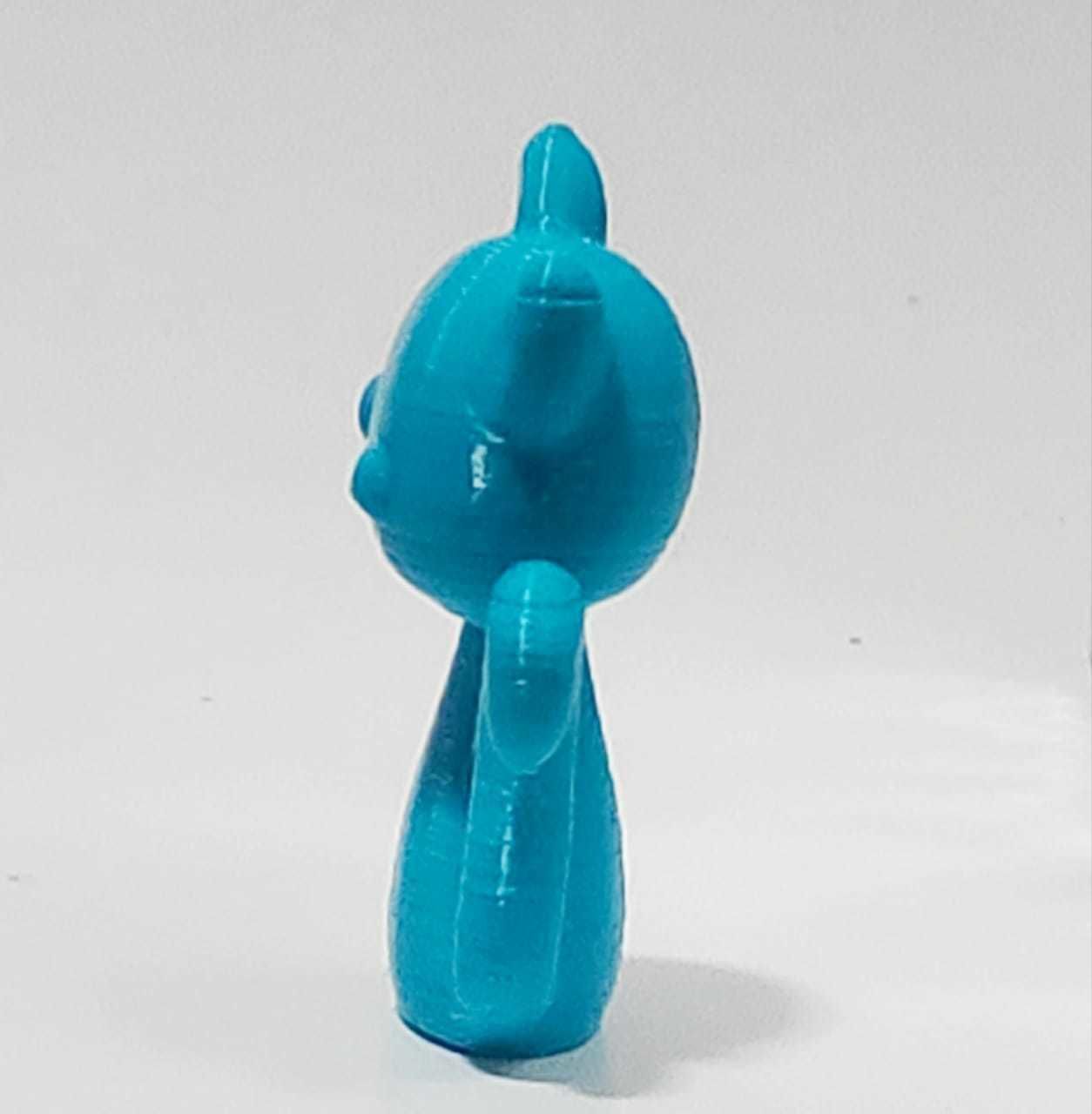 Little Sitting Cat 3D print model_4