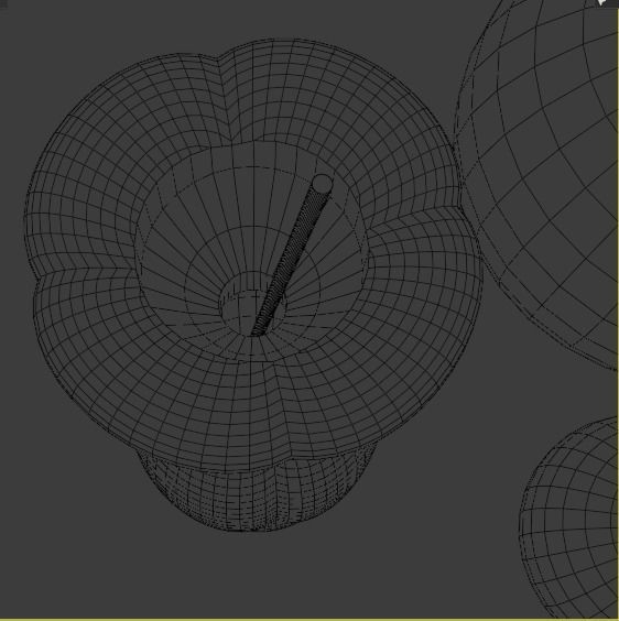 FLOWER VASE Low-poly 3D model_4