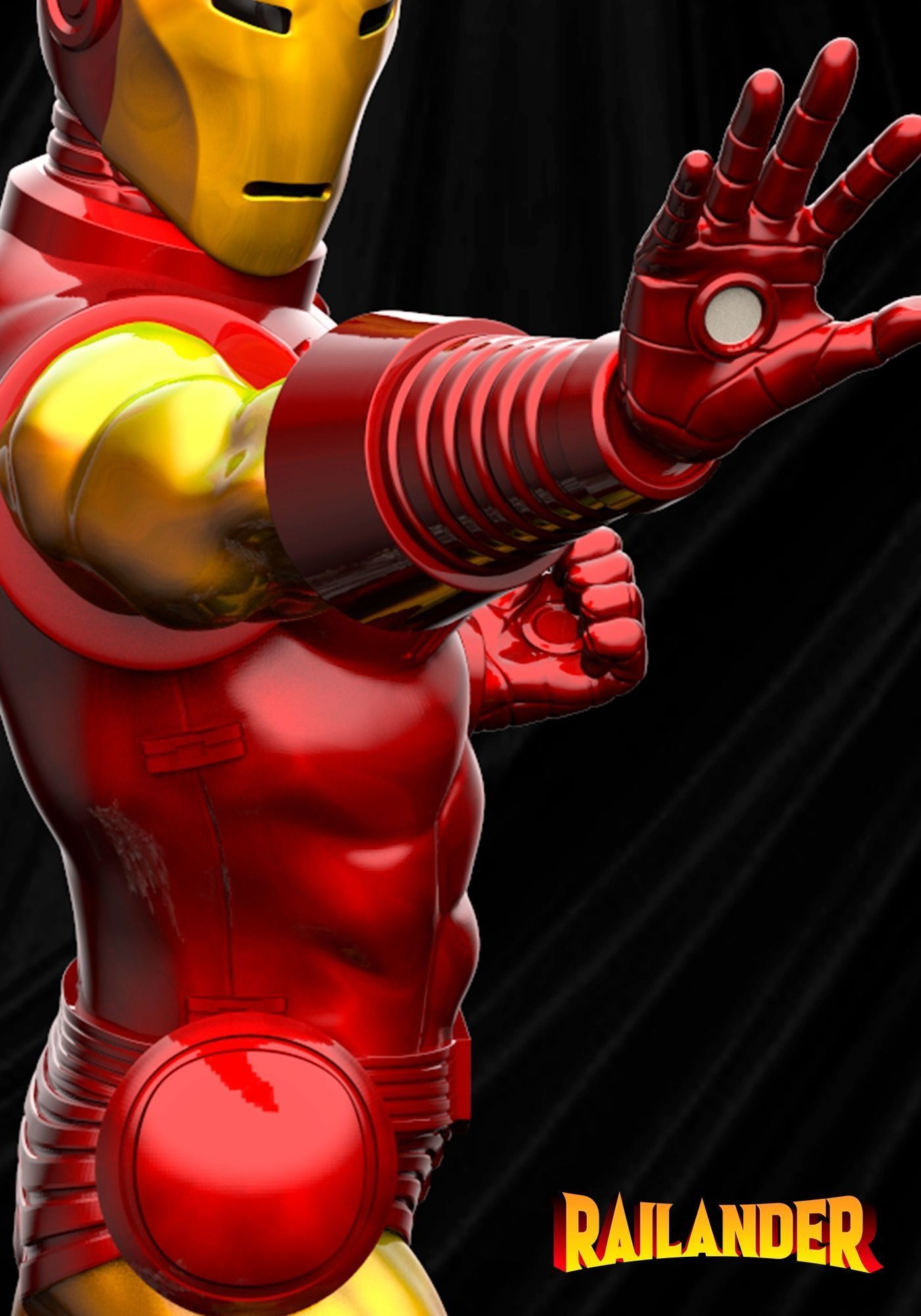 Iron Man Classic Armor 3D print model_12