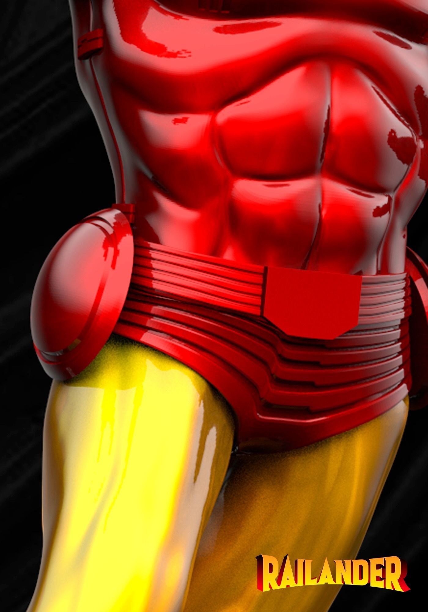 Iron Man Classic Armor 3D print model_7