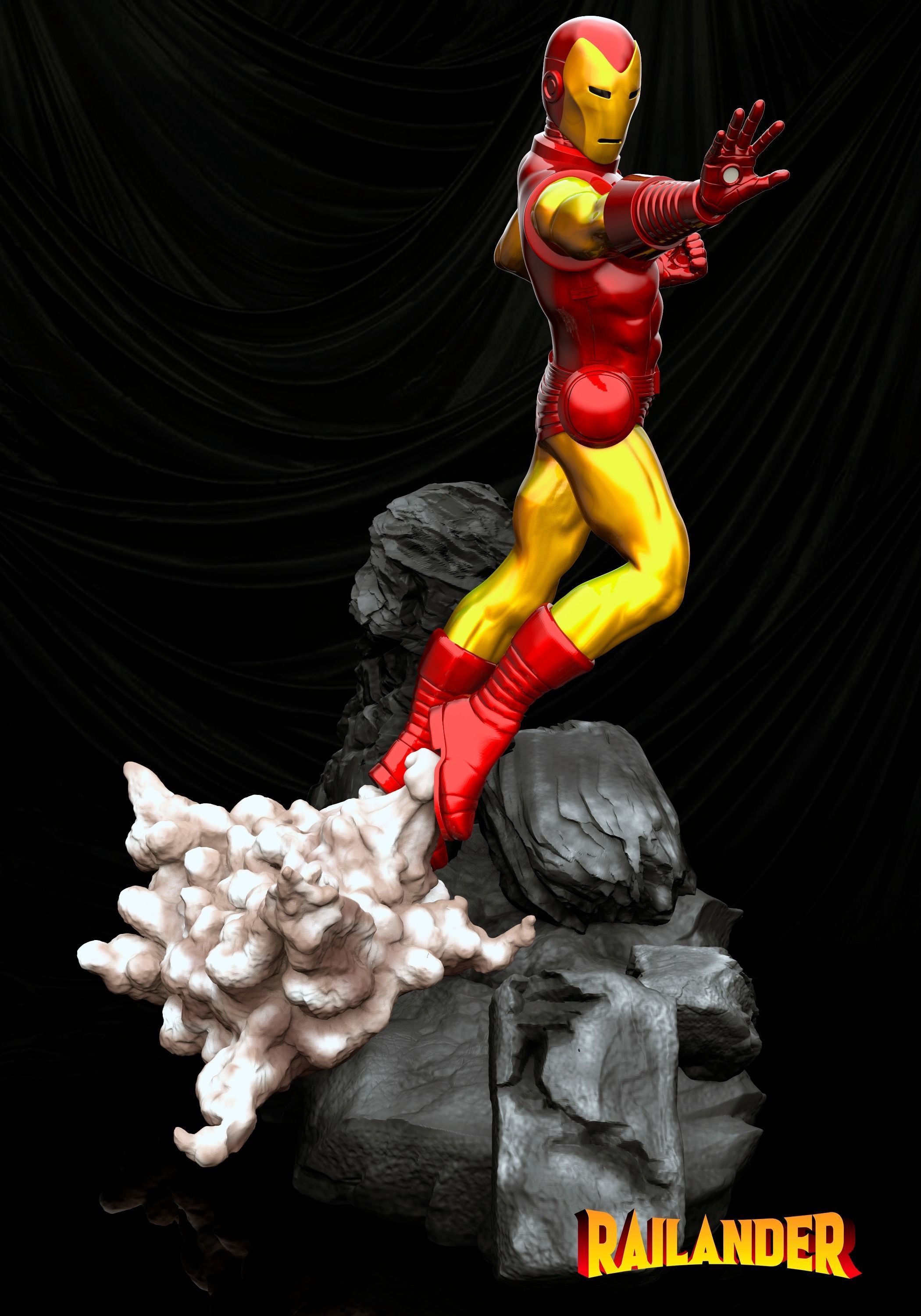 Iron Man Classic Armor 3D print model_5