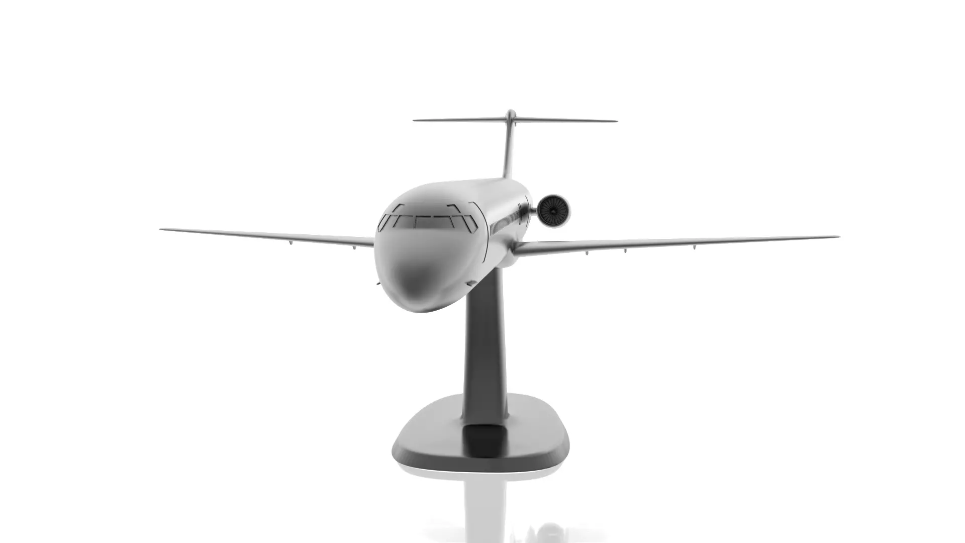 MD-80 airplane 3D print model