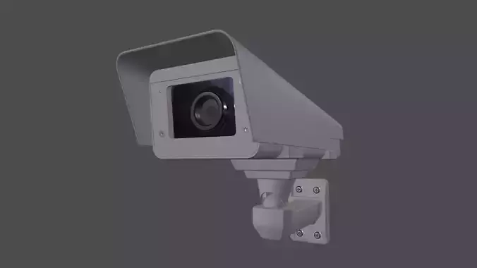 Security Camera - High Poly 3D model