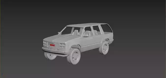 GMC Yukon 1999  3D print model