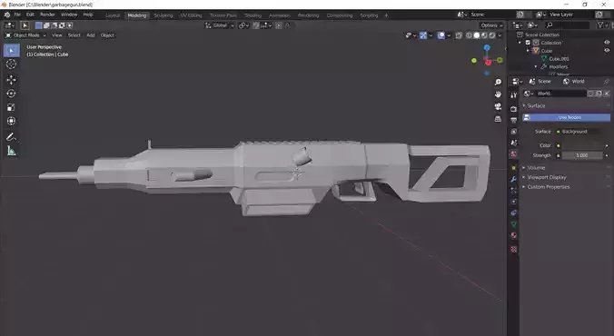 Futuristic Machine Gun