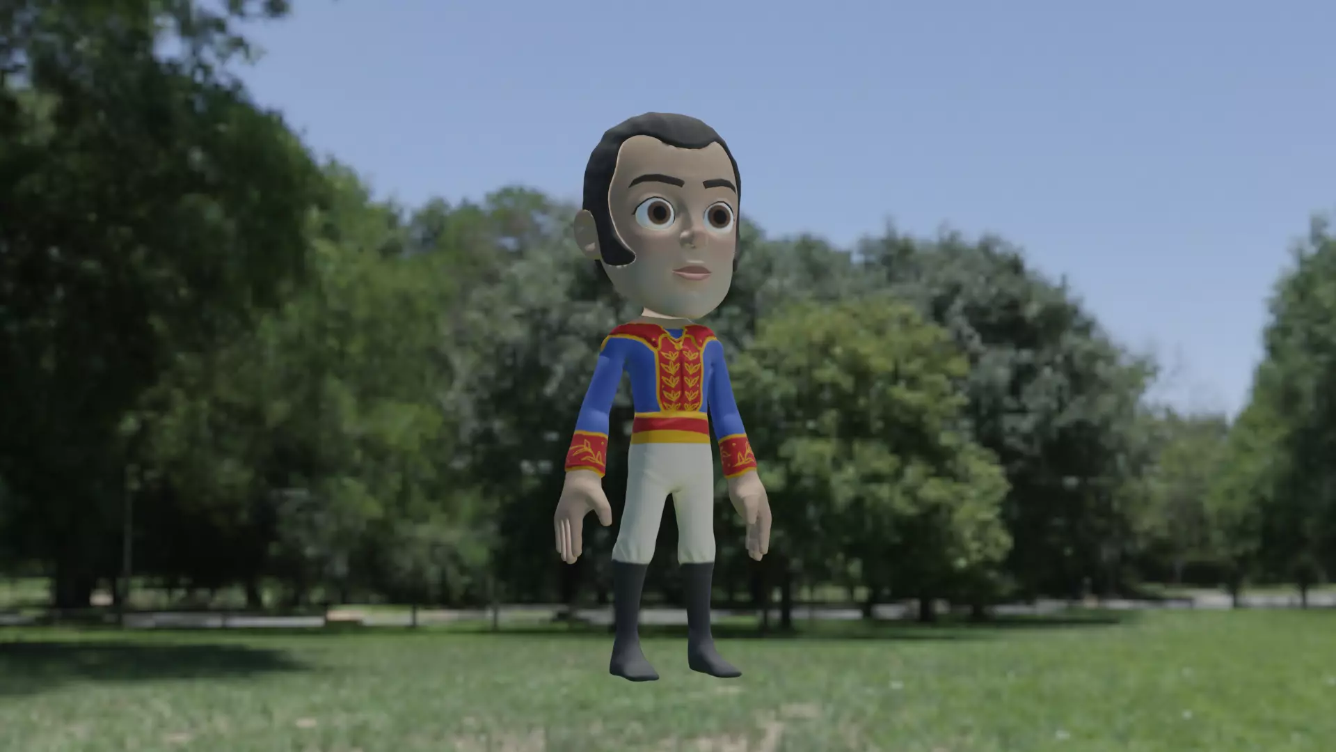 Simon Bolivar Free 3D model