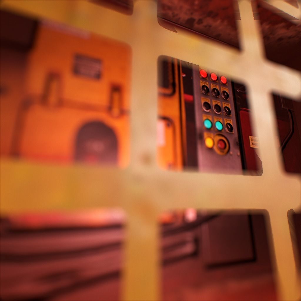 Diesel Generator Low-poly 3D model_12