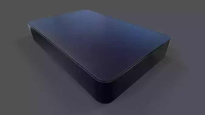 External Hard Drive Large V01 - High Poly 3D model