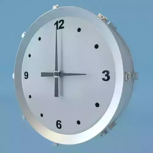 battery-type metal watch 