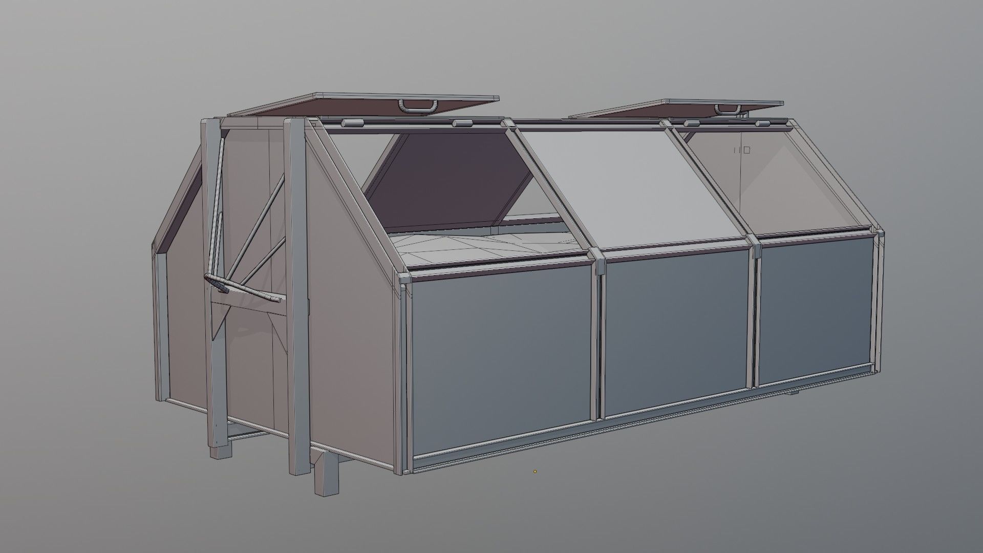 BigTrashCan-LowPoly dktr bin Free low-poly 3D model_2