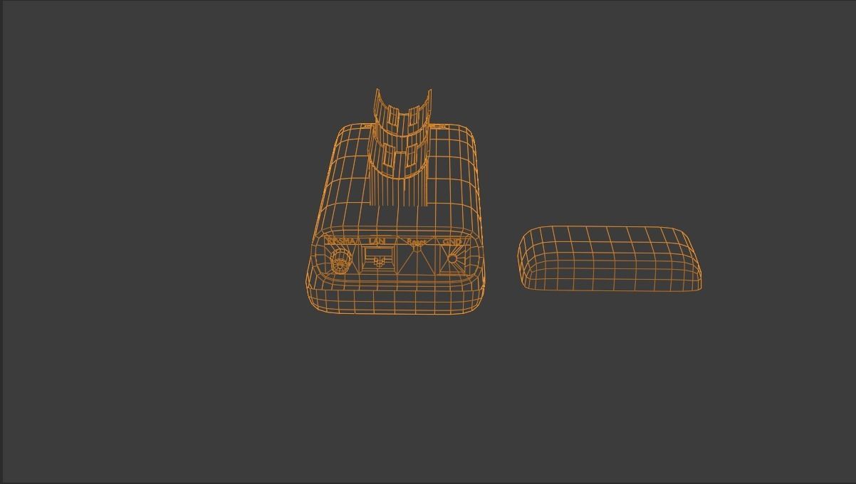 tp link wa7510n outdoor router  3D model_3