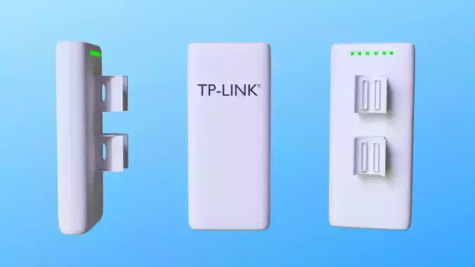 tp link wa7510n outdoor router  3D model