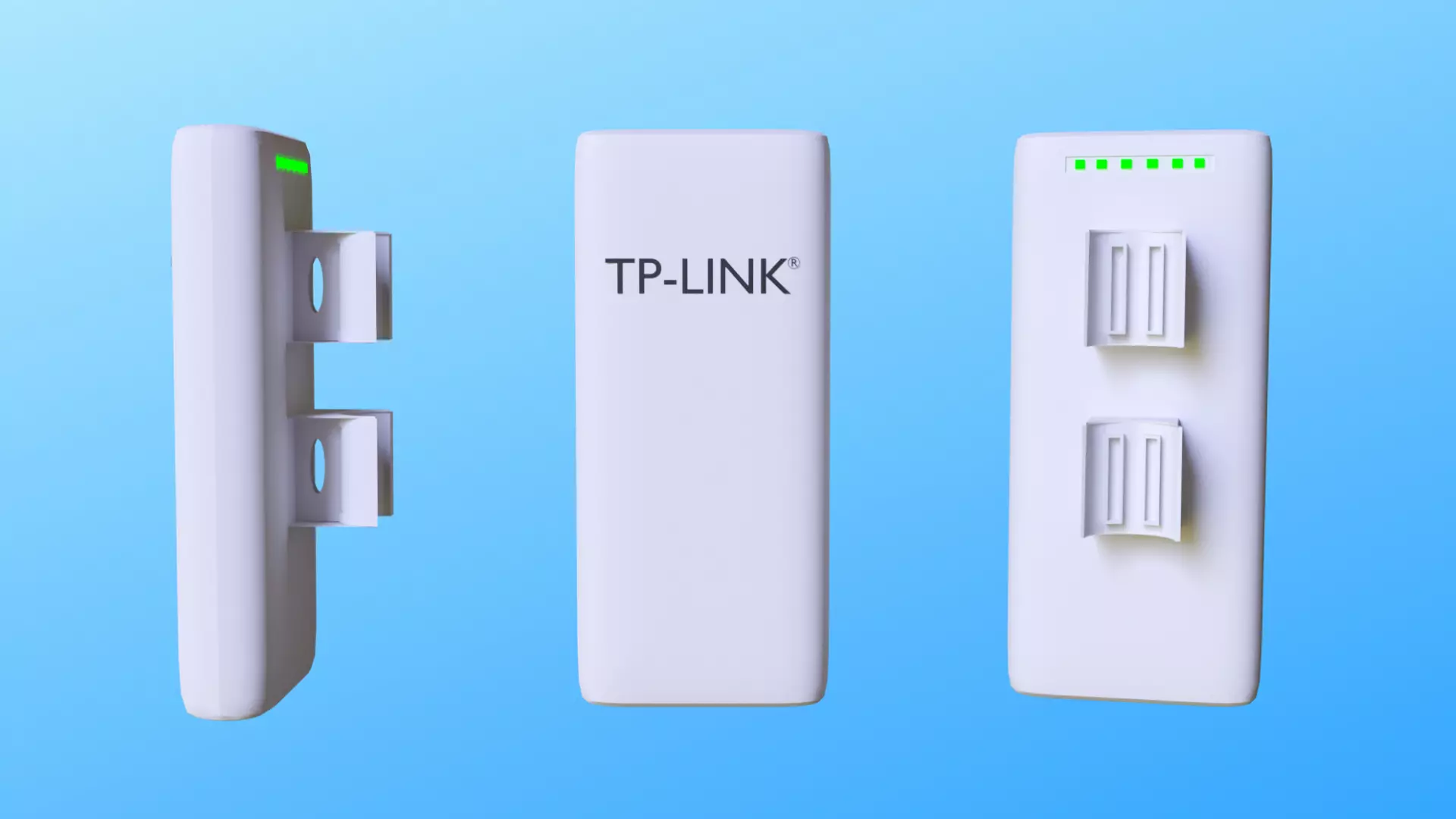 tp link wa7510n outdoor router  3D model_0