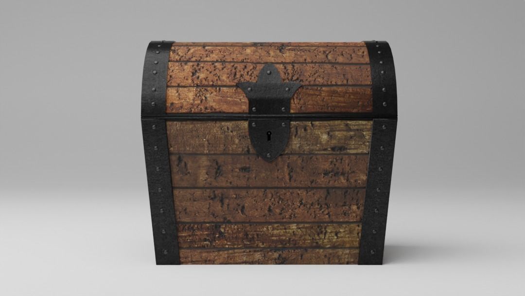 Treasure Chest 3D Model 3D model_6