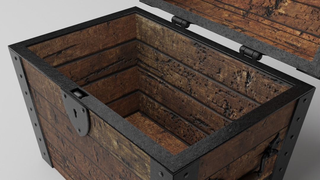Treasure Chest 3D Model 3D model_5