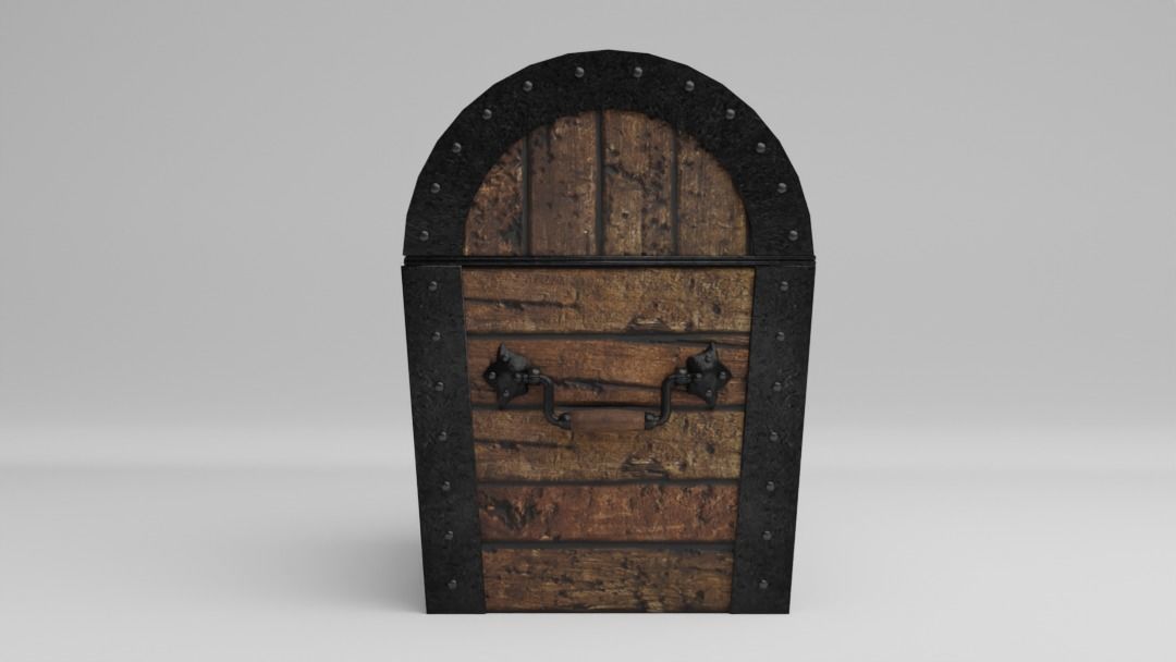 Treasure Chest 3D Model 3D model_7
