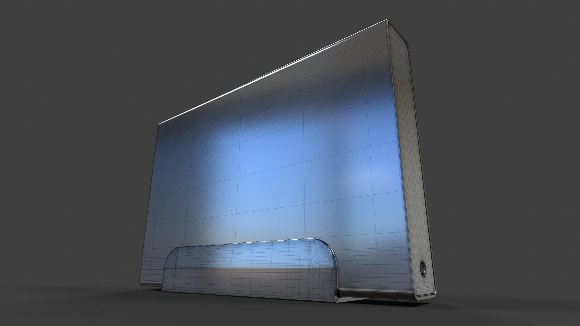 External Hard Drive Large V02 - High Poly 3D model_7
