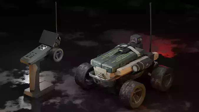 Call of Duty remote control car 3D model