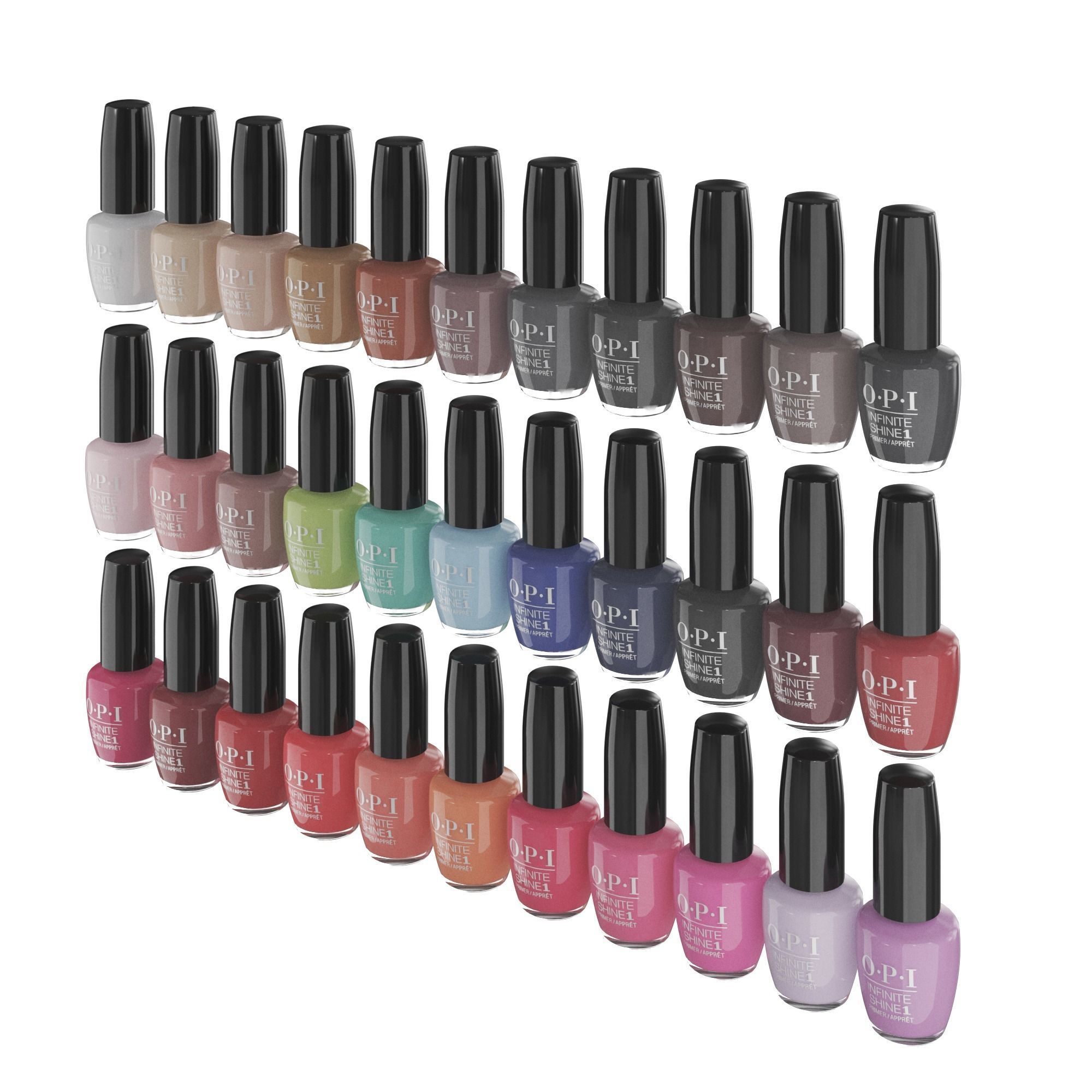 Manicure varnishes 3D model_6