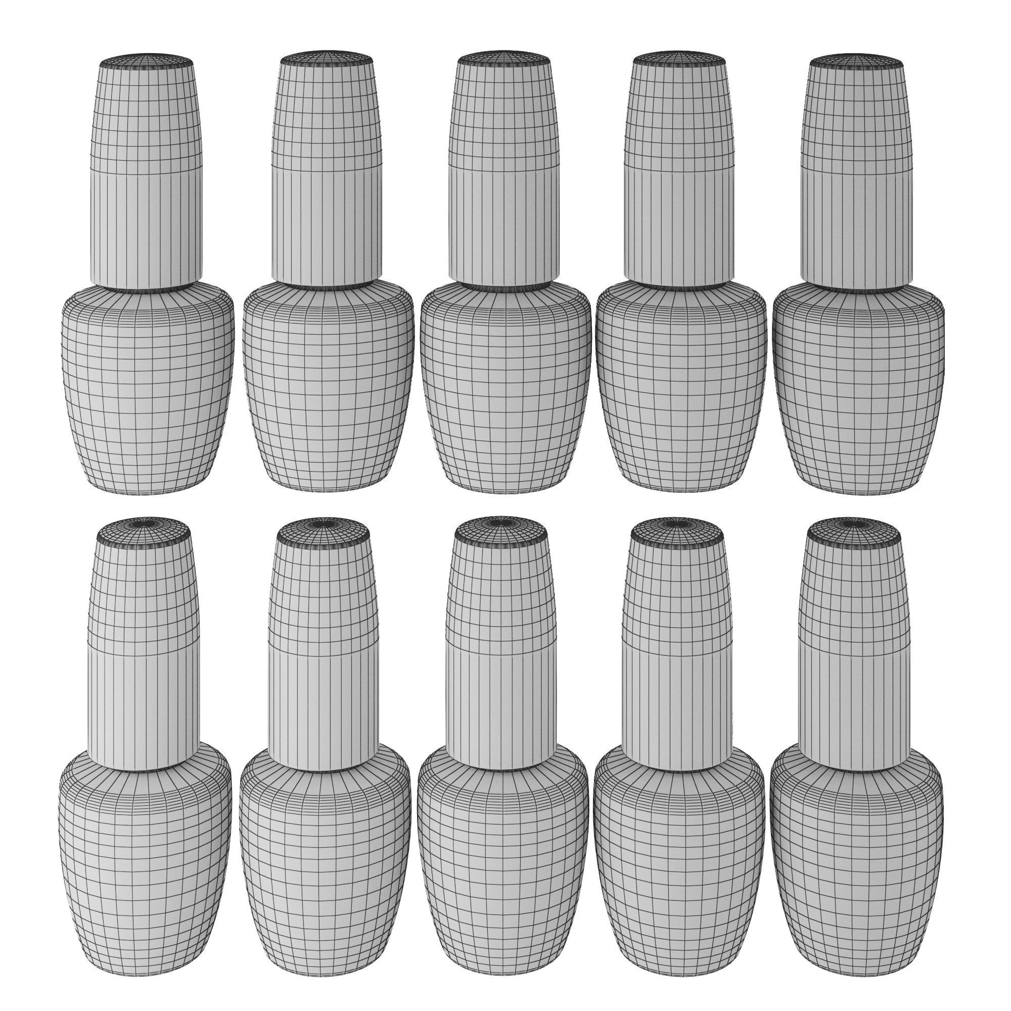 Manicure varnishes 3D model_3