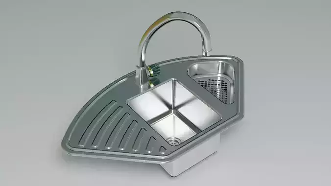 Corner sink