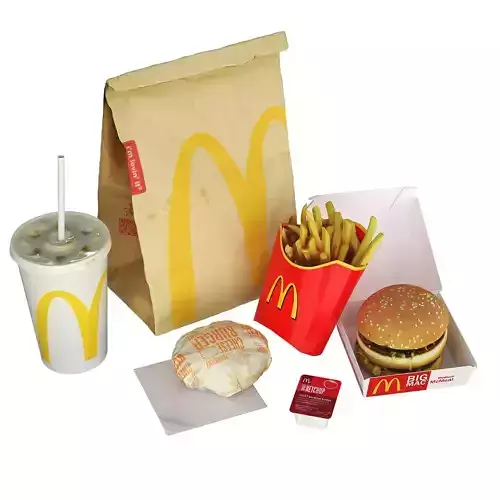 McDonalds Meal 3D model