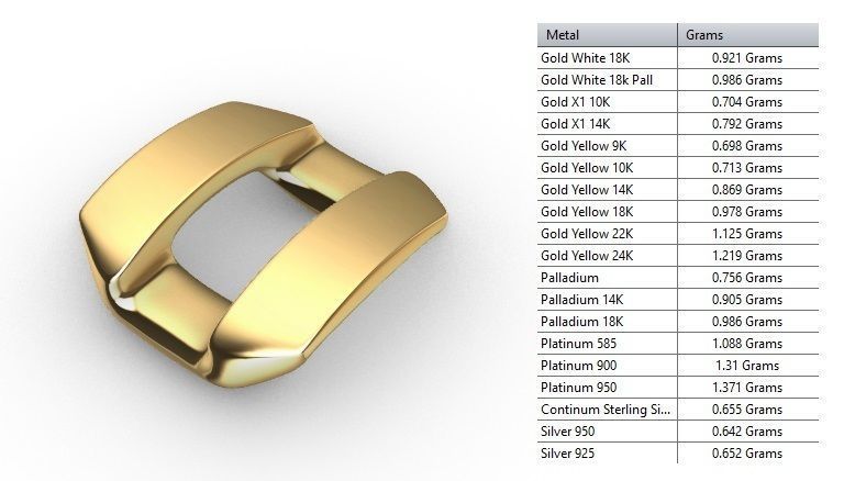10 MM CUBAN SQUARE LINK CHAIN FOR BRACELET OR NECKLACE 3D print model_12