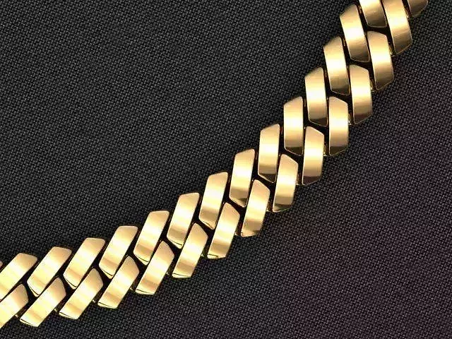 10 MM CUBAN SQUARE LINK CHAIN FOR BRACELET OR NECKLACE 3D print model