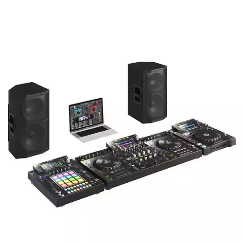 Pioneer DJ Music Set 3D model