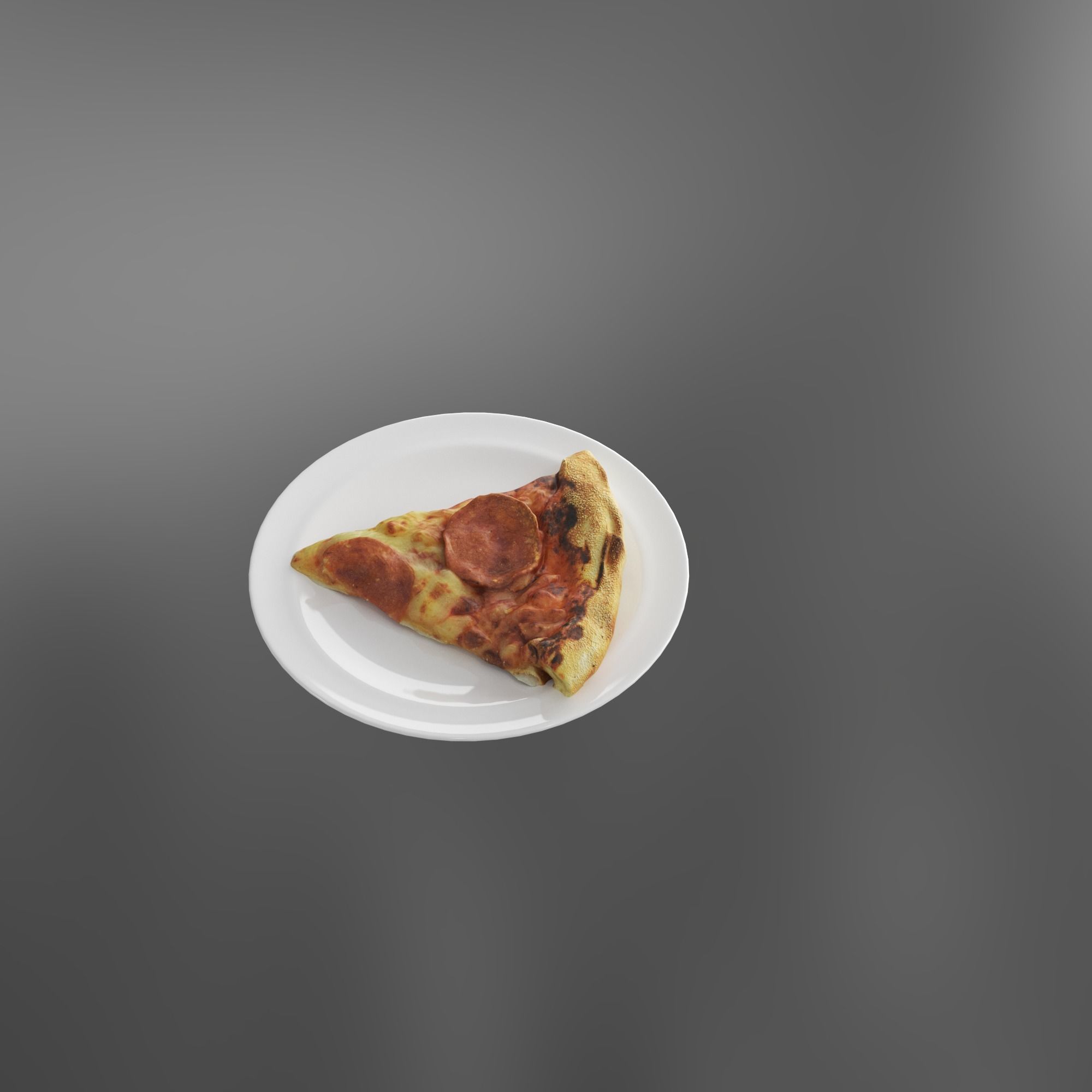 Pizza in box 3D model_9