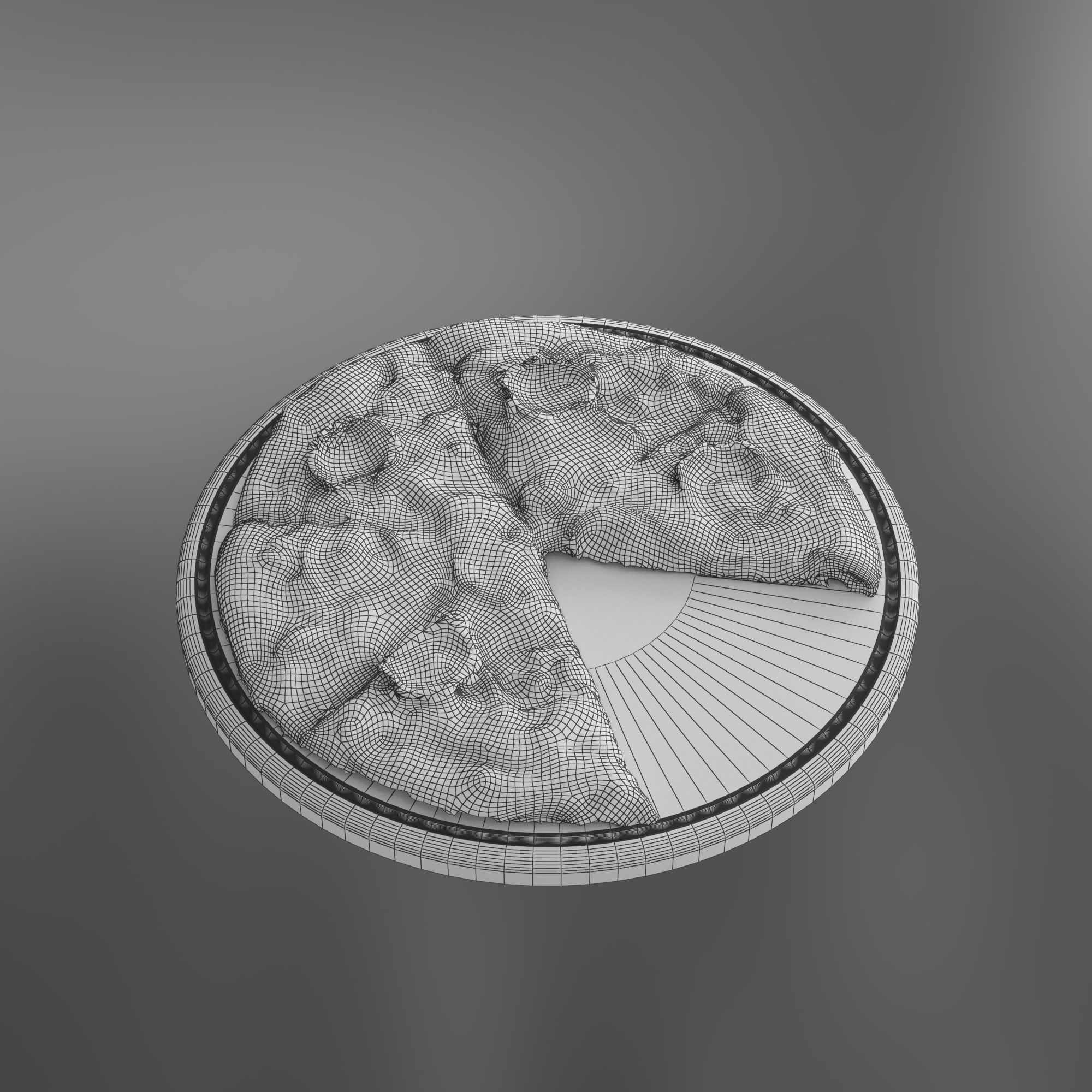 Pizza in box 3D model_13