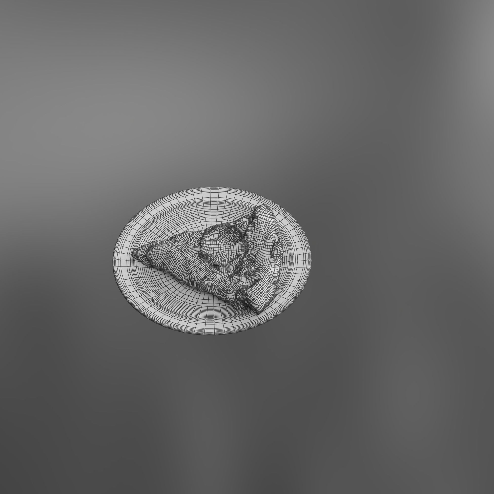 Pizza in box 3D model_11