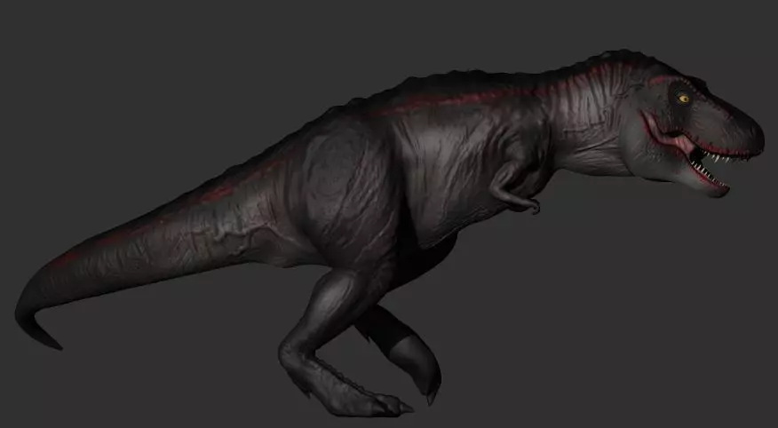 T-rex t - rex 3D print model_0