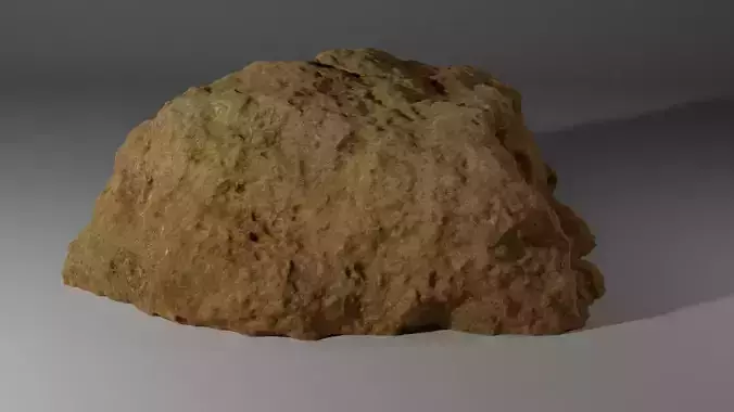 3D Photo scanned Rock