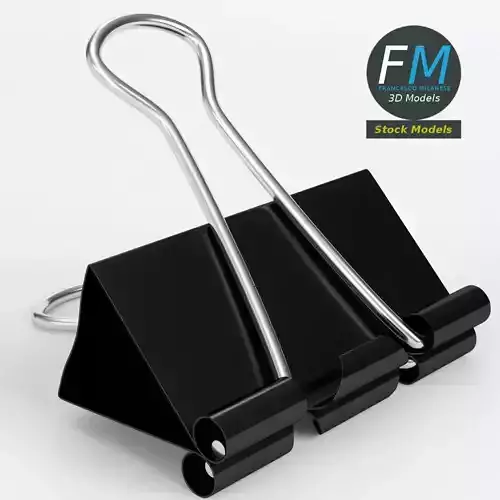 Closed binder clip 1