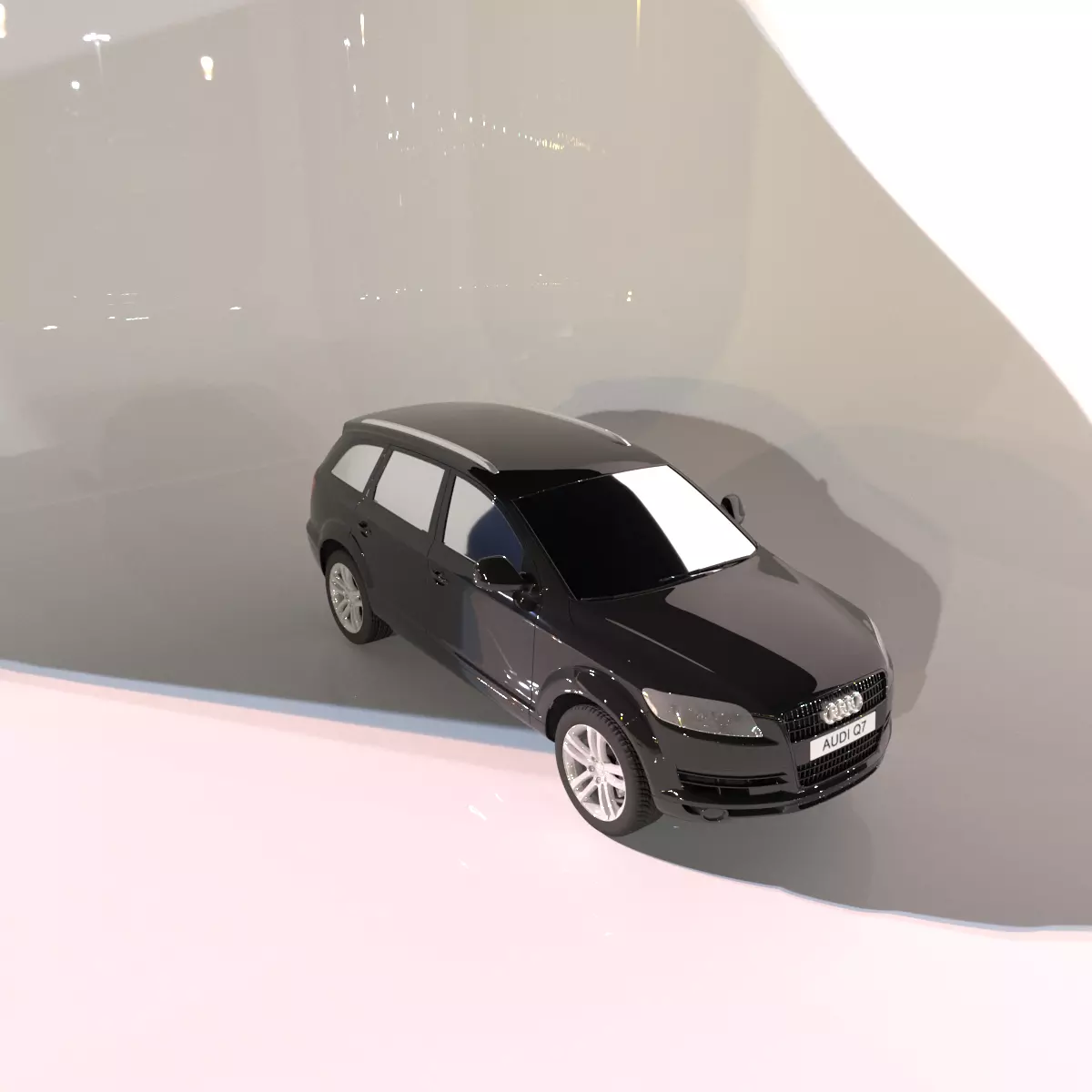 Audi Q7 Car 3D Model 3D model