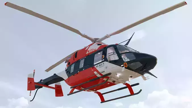 Helicopters Ansat Aurus   3D model