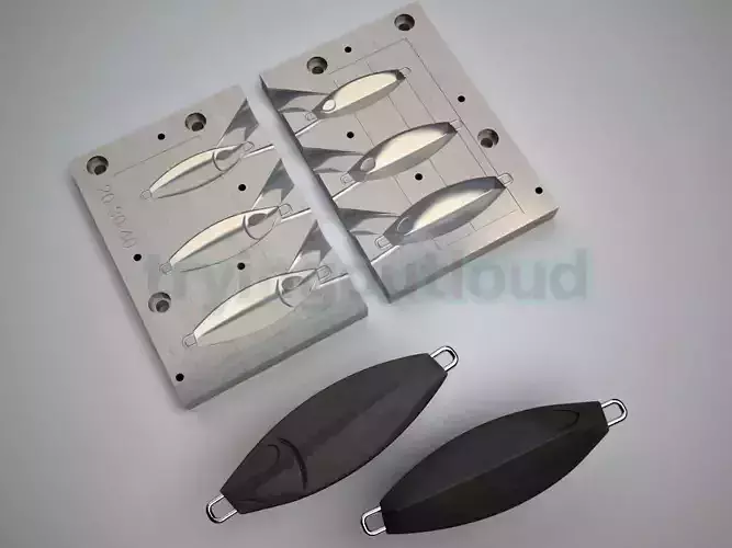 20-30-40 GR  SlowRocker Likeness Metal JIg Mold