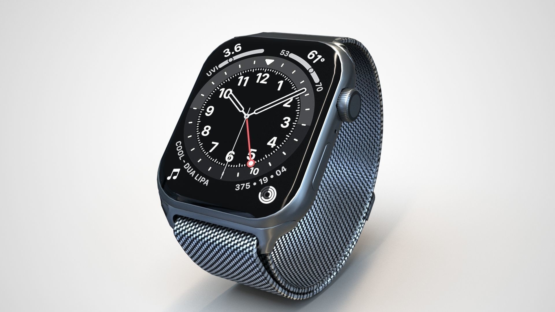 Apple Watch 6 Low-poly 3D model_10