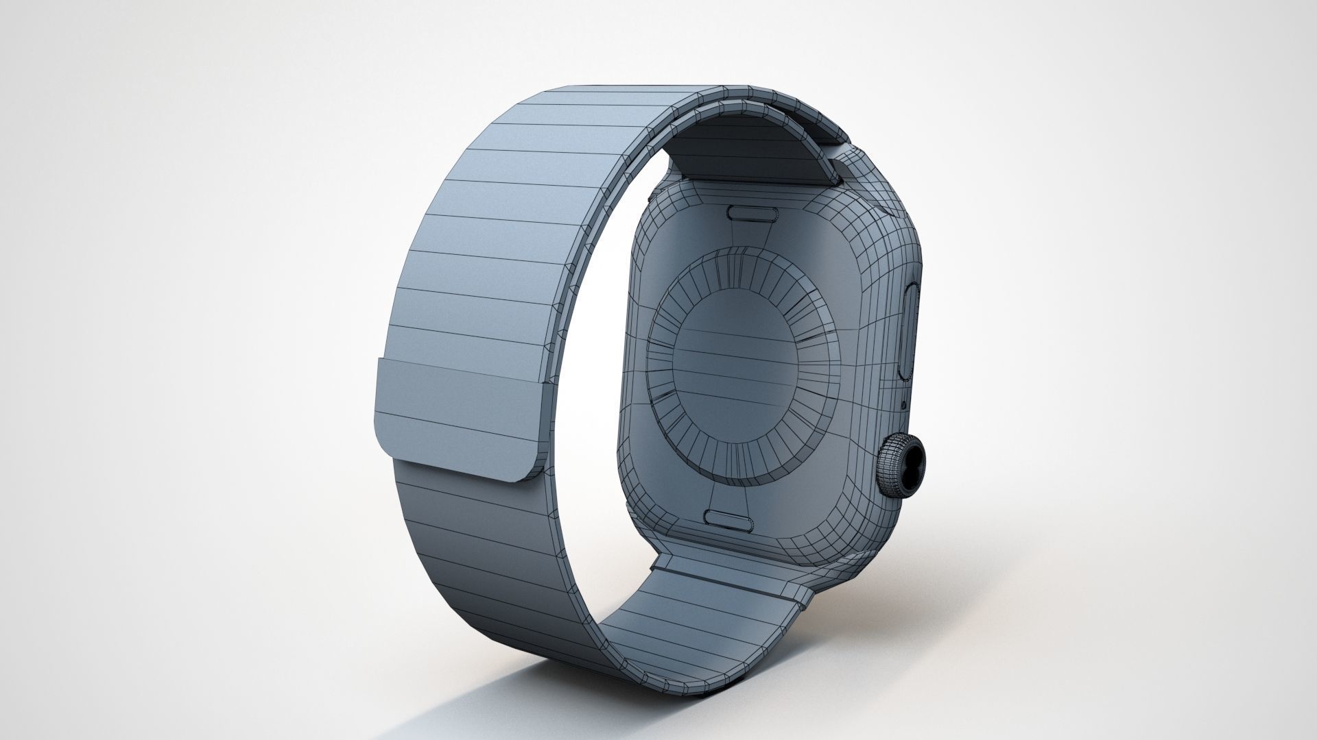 Apple Watch 6 Low-poly 3D model_7