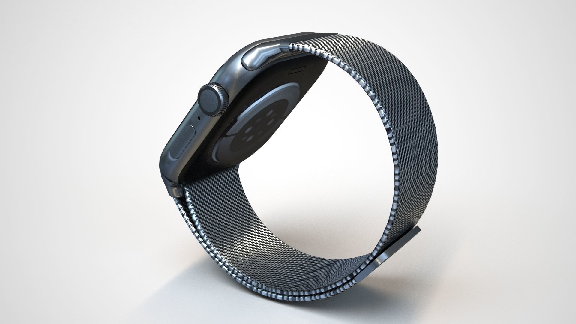 Apple Watch 6 Low-poly 3D model_37