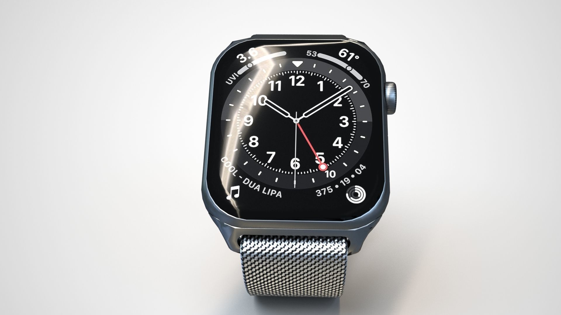 Apple Watch 6 Low-poly 3D model_13