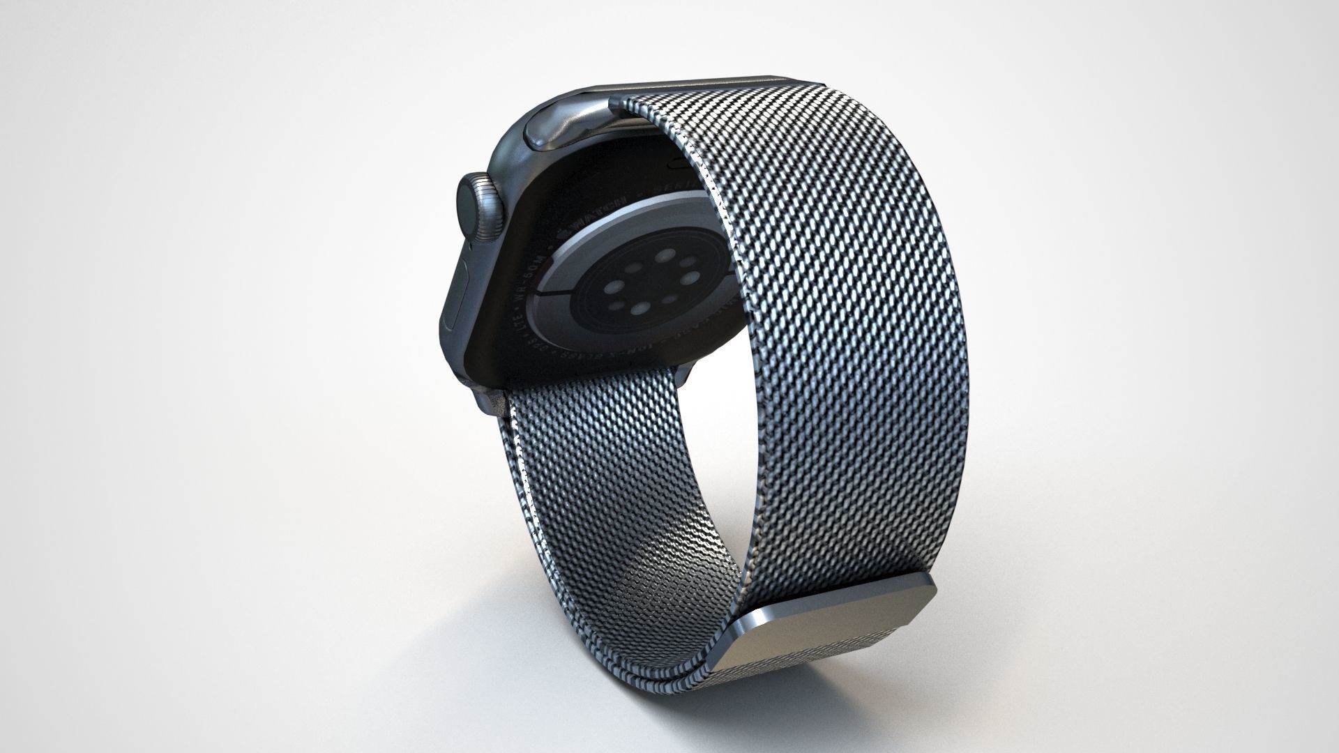 Apple Watch 6 Low-poly 3D model_34