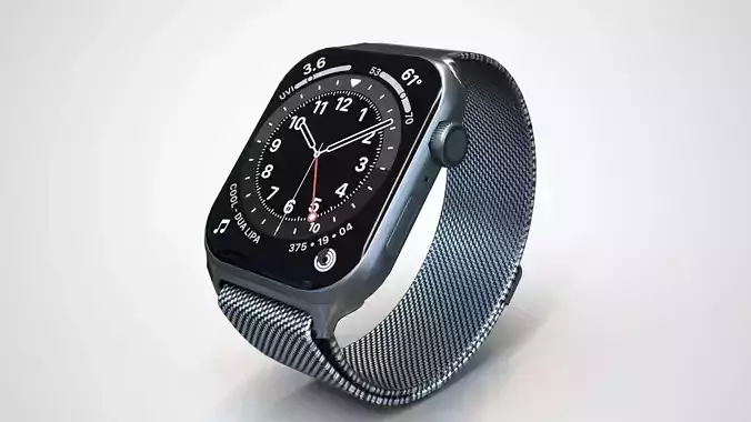 Apple Watch 6 Low-poly 3D model