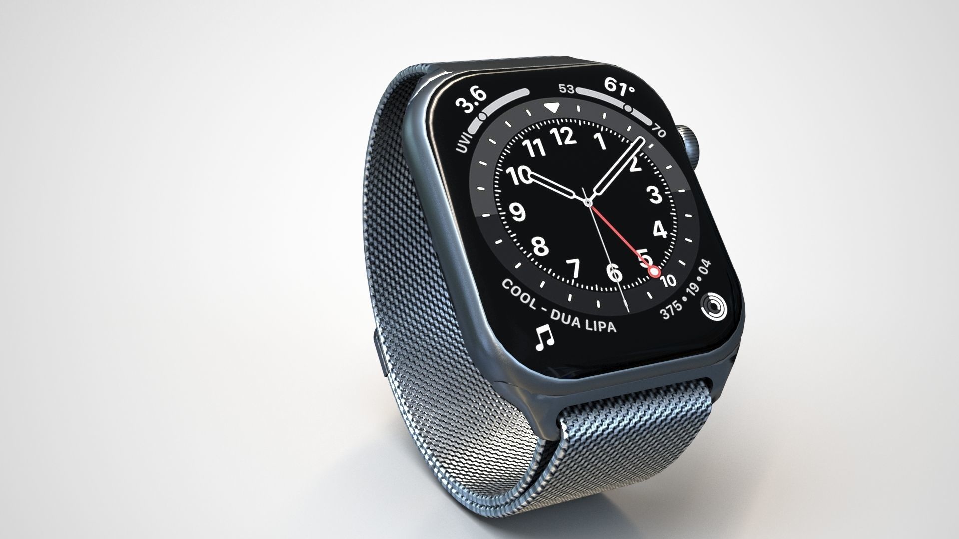 Apple Watch 6 Low-poly 3D model_16