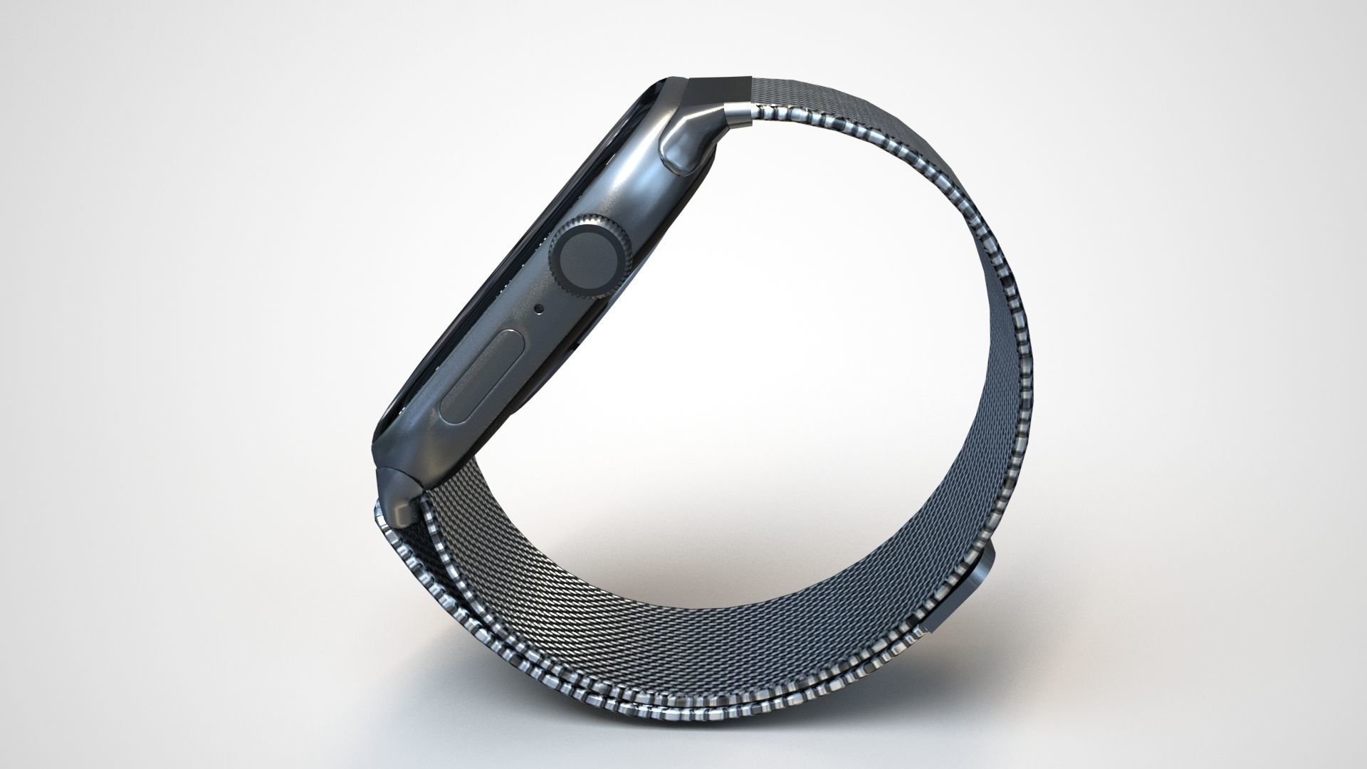 Apple Watch 6 Low-poly 3D model_40
