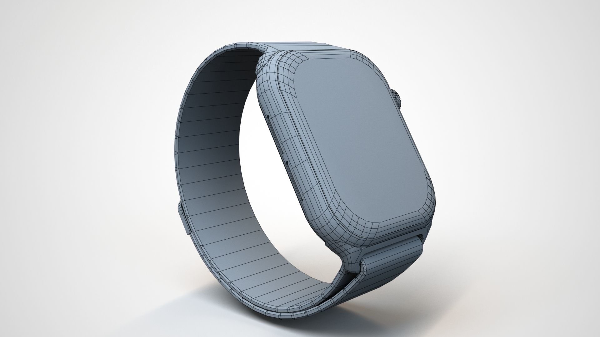 Apple Watch 6 Low-poly 3D model_6
